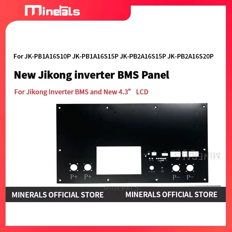 Панель JK BMS для JK 4,3-дюймового ЖК-дисплея и инвертора JK BMS PB1A16S15P PB2A16S15P PB2A16S20P
Панель JK BMS для JK 4,3-дюймового ЖК-дисплея и инвертора JK BMS PB1A16S15P PB2A16S15P PB2A16S20P