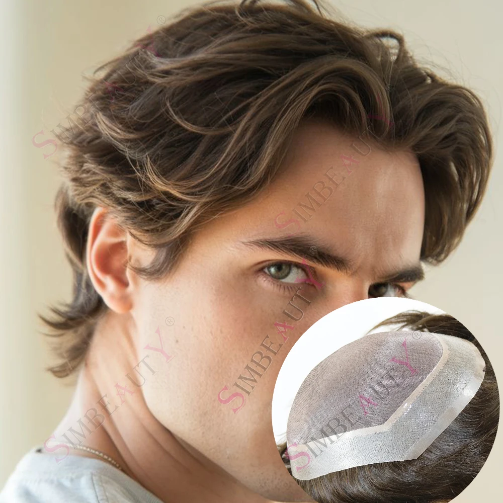 Durable Blonde Men's Mono Lace Top&PU Easy Wear Hairpieces Straight/Wave Human Hair Prosthesis for Male Hair Replacement System
Durable Blonde Men's Mono Lace Top&PU Easy Wear Hairpieces Straight/Wave Human Hair Prosthesis for Male Hair Replacement System