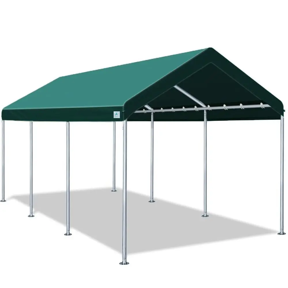 10x20 ft Heavy Duty Carport Potable Car Canopy Garage Party Tent Boat Shelter, Adjustable Height from 9.5 ft to 11 ft, Green
10x20 ft Heavy Duty Carport Potable Car Canopy Garage Party Tent Boat Shelter, Adjustable Height from 9.5 ft to 11 ft, Green