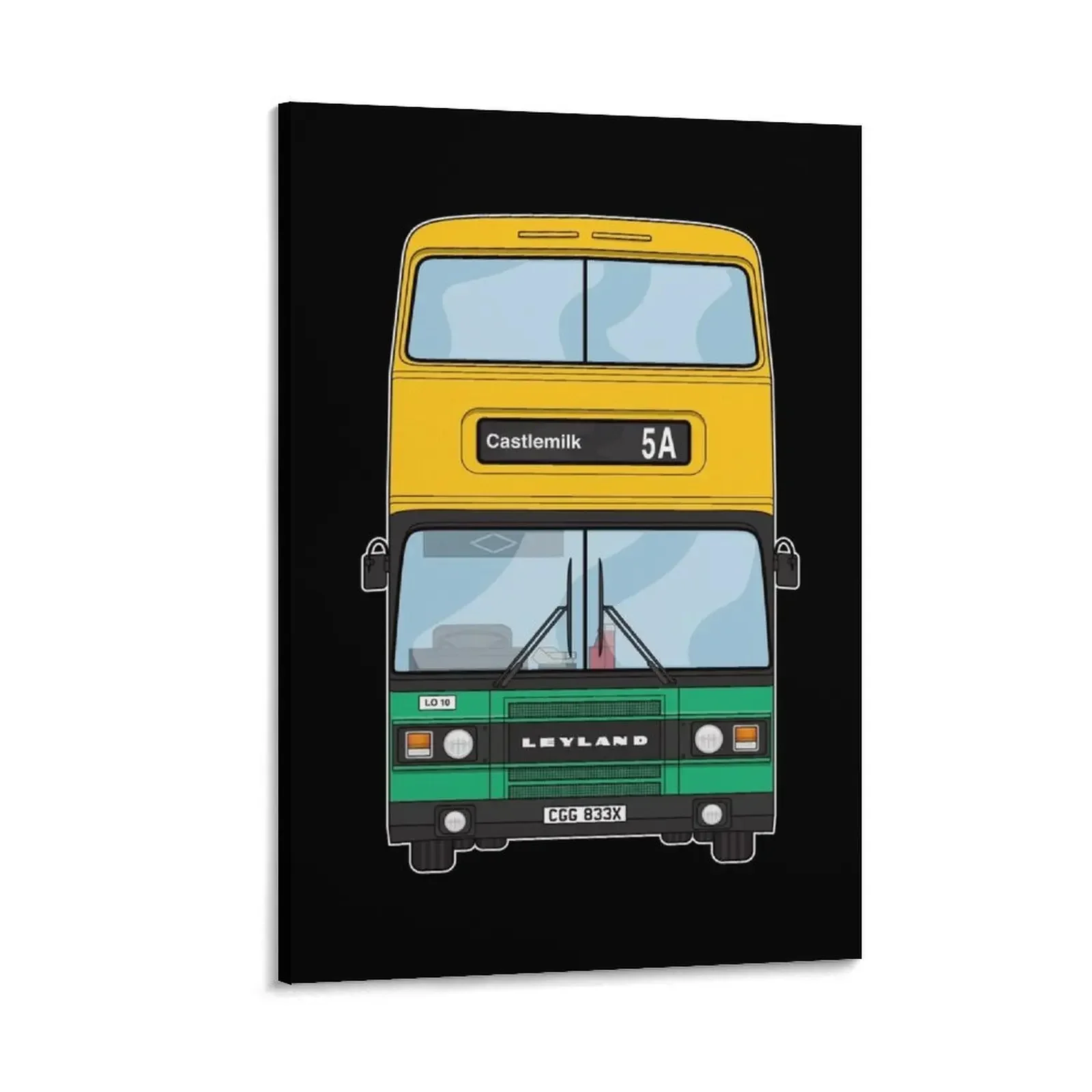 Trans-Clyde Leyland Olympian Bus 80s LO10 Castlemilk Illustration Canvas Painting Wall decoration frame
Trans-Clyde Leyland Olympian Bus 80s LO10 Castlemilk Illustration Canvas Painting Wall decoration frame
