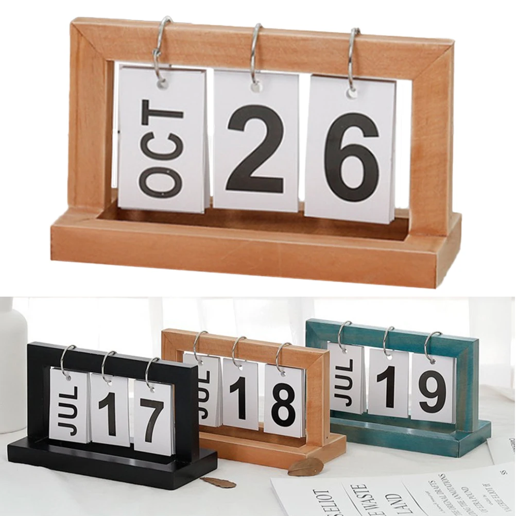 Nordic Style Wooden Desktop Calendar Home Decoration Thick Paper Flip Calendar Gift For Christmas Mother'S Day Housewarming
Nordic Style Wooden Desktop Calendar Home Decoration Thick Paper Flip Calendar Gift For Christmas Mother'S Day Housewarming