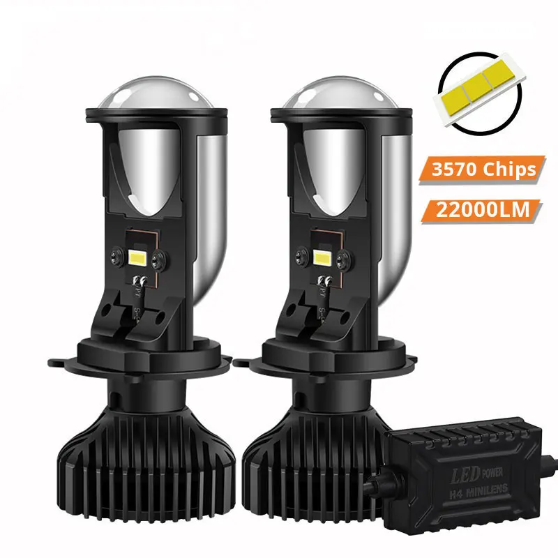 2Pcs H4 Led Headlight Bulbs Canbus 260000LM 9003/HB2 With Mini Projector Lens For Car Motorcycle Plug Play 6000K White 12V 24V
2Pcs H4 Led Headlight Bulbs Canbus 260000LM 9003/HB2 With Mini Projector Lens For Car Motorcycle Plug Play 6000K White 12V 24V