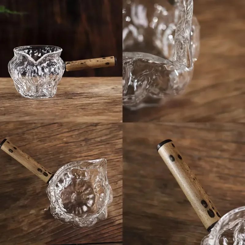 【CHIMU HOME】 Bamboo-Handled Borosilicate Glass Gong Dao Bei 240ml for Coffee and Serving
【CHIMU HOME】 Bamboo-Handled Borosilicate Glass Gong Dao Bei 240ml for Coffee and Serving