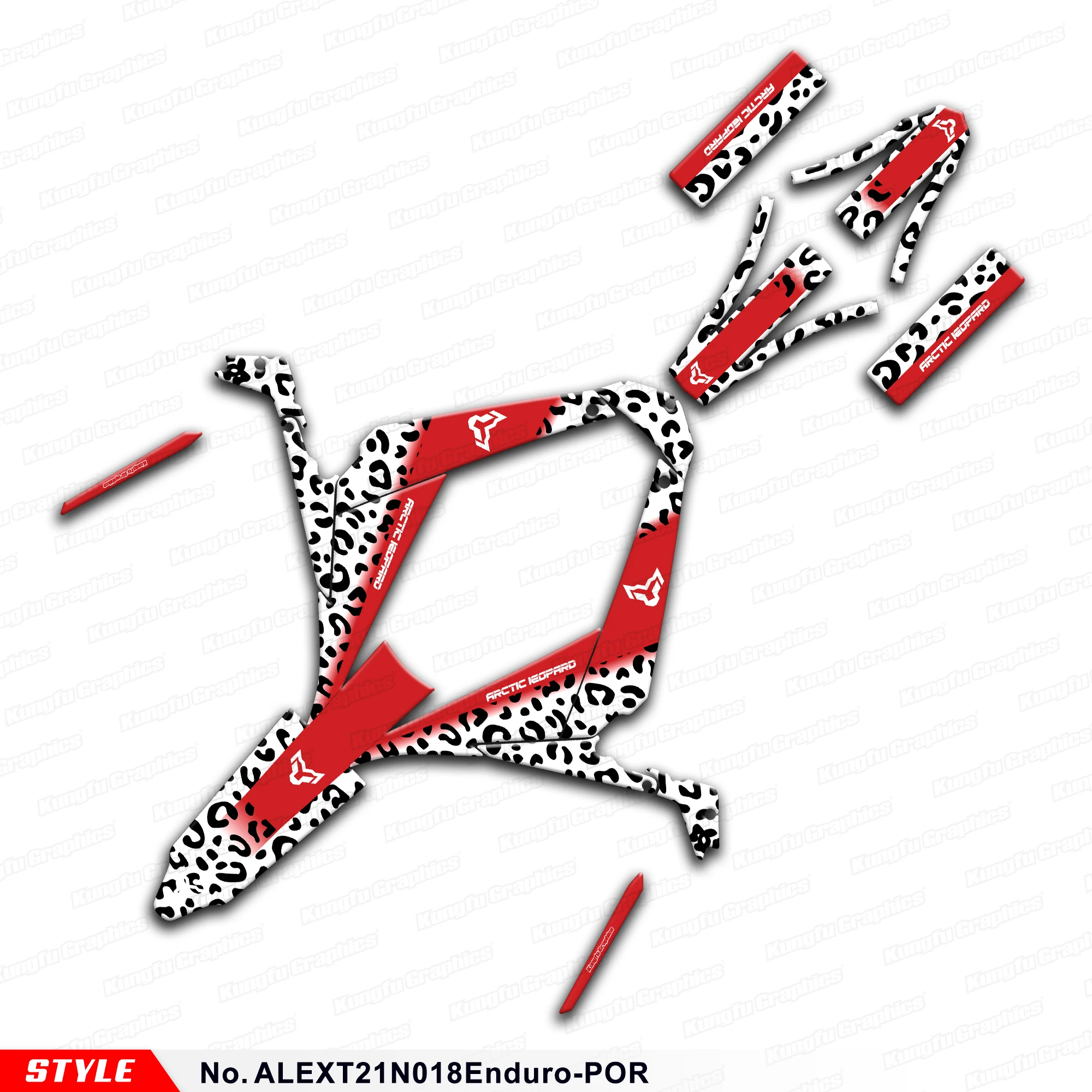 JY Racing Graphics Sheet UV-resistant Vinyl for Arctic Leopard E-XT Trial / E-XT Enduro / Electric Off-road 560 620 680 800
JY Racing Graphics Sheet UV-resistant Vinyl for Arctic Leopard E-XT Trial / E-XT Enduro / Electric Off-road 560 620 680 800