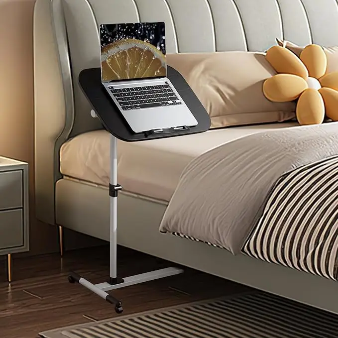 Small Mobile Standing Desk, Adjustable Height Computer Desk with 360° Rolling Casters, ing Overbed Table or Home Oice and School
Small Mobile Standing Desk, Adjustable Height Computer Desk with 360° Rolling Casters, ing Overbed Table or Home Oice and School