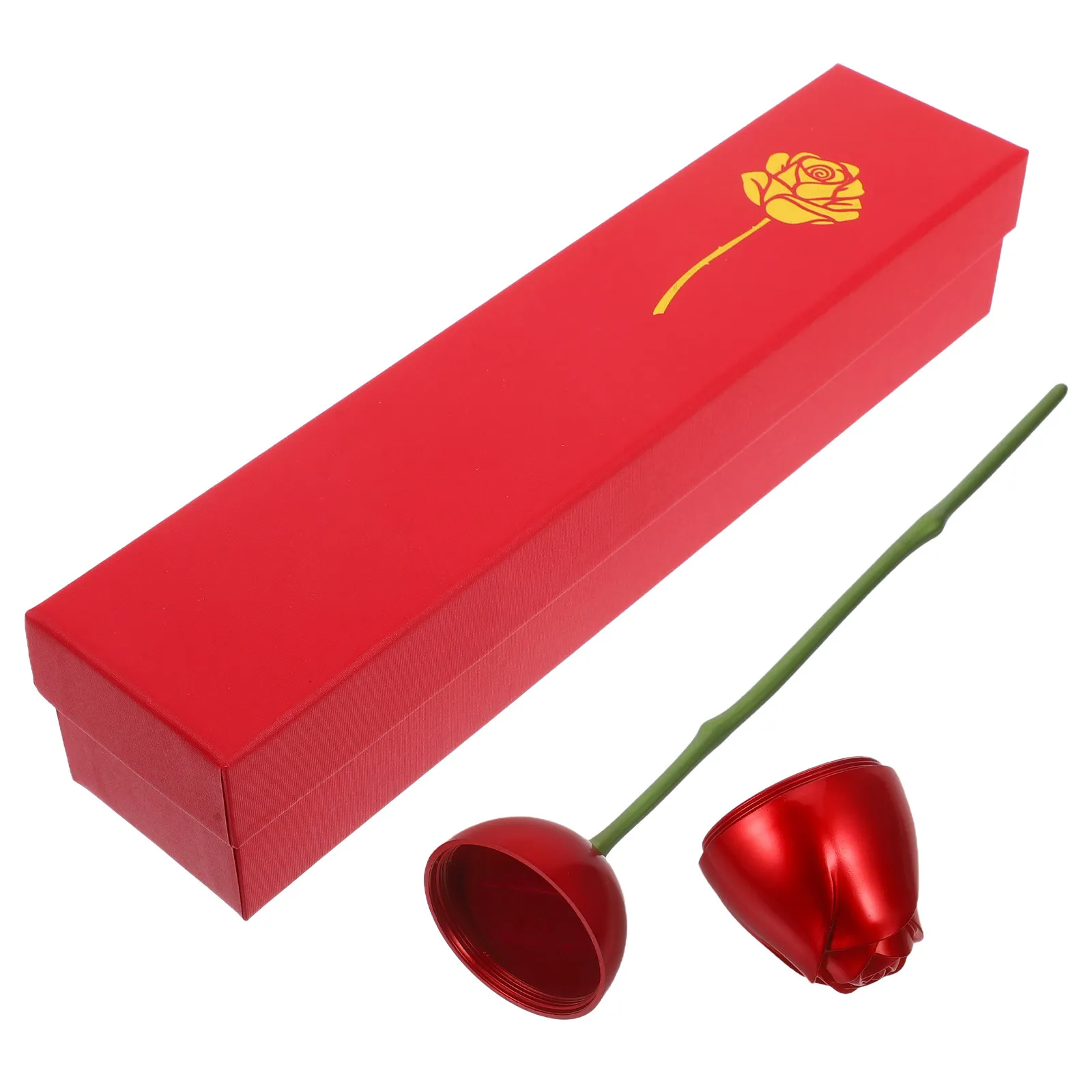 Red Rose Jewelry Box Romantic Flower Ring Earring Storage for Proposal Wedding Anniversary Valentine's Day Gift Engagement Ring
Red Rose Jewelry Box Romantic Flower Ring Earring Storage for Proposal Wedding Anniversary Valentine's Day Gift Engagement Ring