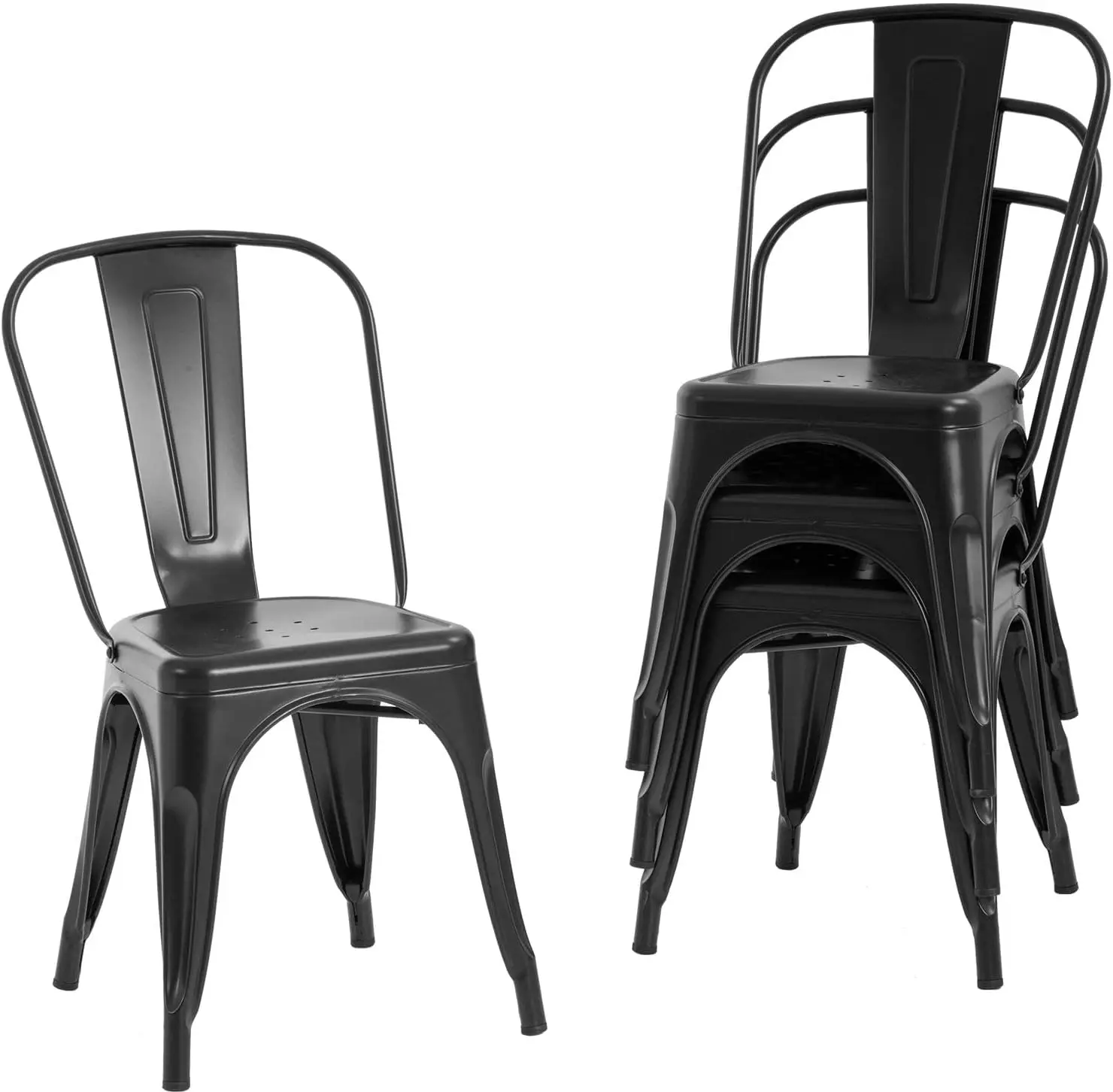 Metal Dining Chairs Set Of 4 Indoor Outdoor Chairs Patio Kitchen Metal Chairs 18 Inch Seat Height Restaurant
Metal Dining Chairs Set Of 4 Indoor Outdoor Chairs Patio Kitchen Metal Chairs 18 Inch Seat Height Restaurant