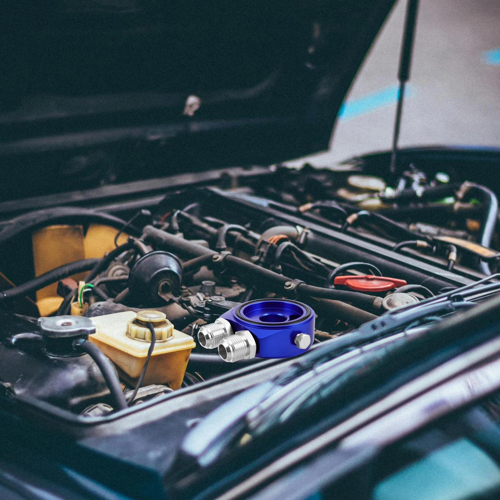 Car Modification Accessories Engine Oil Cooler Kit Transmission Mounting Bracket Filter Multifunctional Durable Installation
Car Modification Accessories Engine Oil Cooler Kit Transmission Mounting Bracket Filter Multifunctional Durable Installation