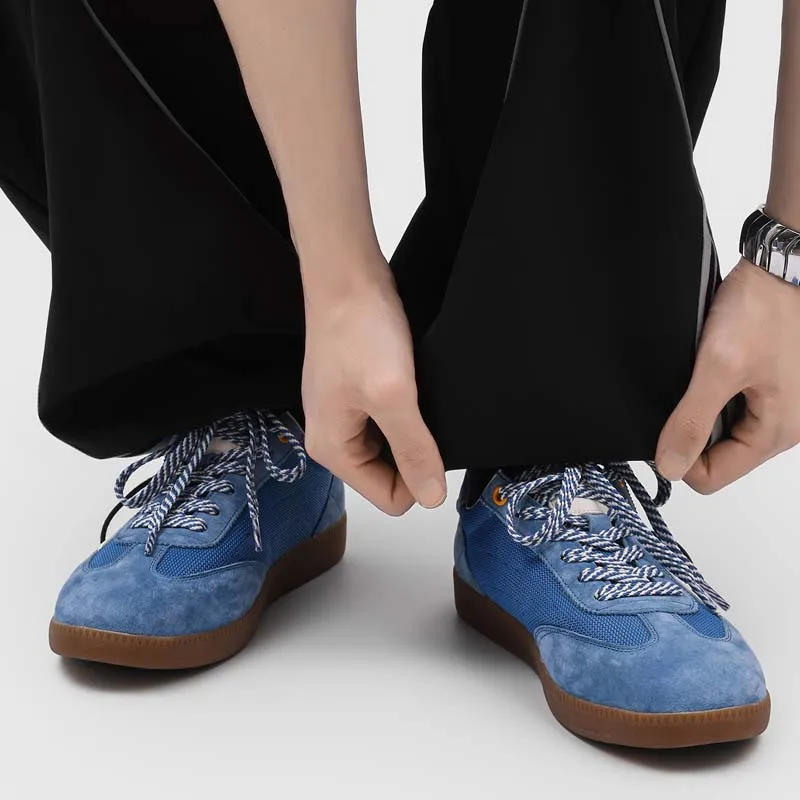Klein Blue retro mesh patchwork men training shoes summer Niche striped woven shoelaces color blocked commuting casual fashion
Klein Blue retro mesh patchwork men training shoes summer Niche striped woven shoelaces color blocked commuting casual fashion