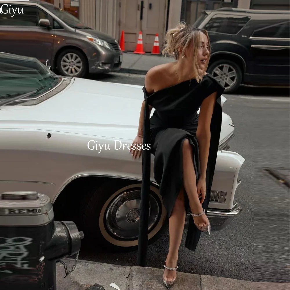 Giyu Elegant Black Evening Dress Strapless Shawl A-line Backless Birthday Party Mature Temperament Formal Ball Dress Customized
Giyu Elegant Black Evening Dress Strapless Shawl A-line Backless Birthday Party Mature Temperament Formal Ball Dress Customized