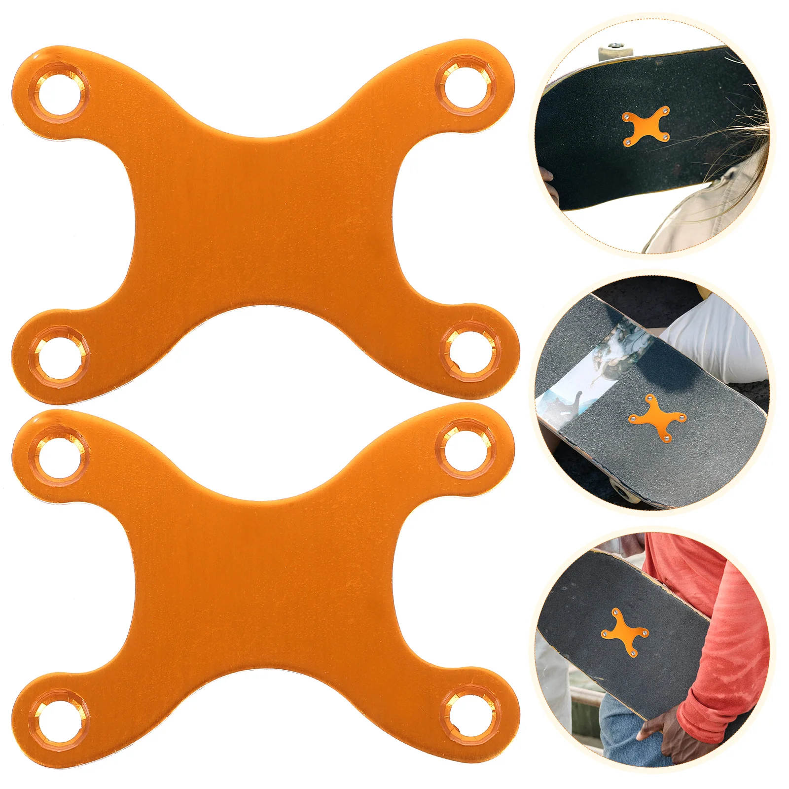 2pcs Anti-sink Aluminum Gasket Skateboard Fixing Hardware Red Round Corner Four Holes Lightweight Portable for Skateboarding
2pcs Anti-sink Aluminum Gasket Skateboard Fixing Hardware Red Round Corner Four Holes Lightweight Portable for Skateboarding