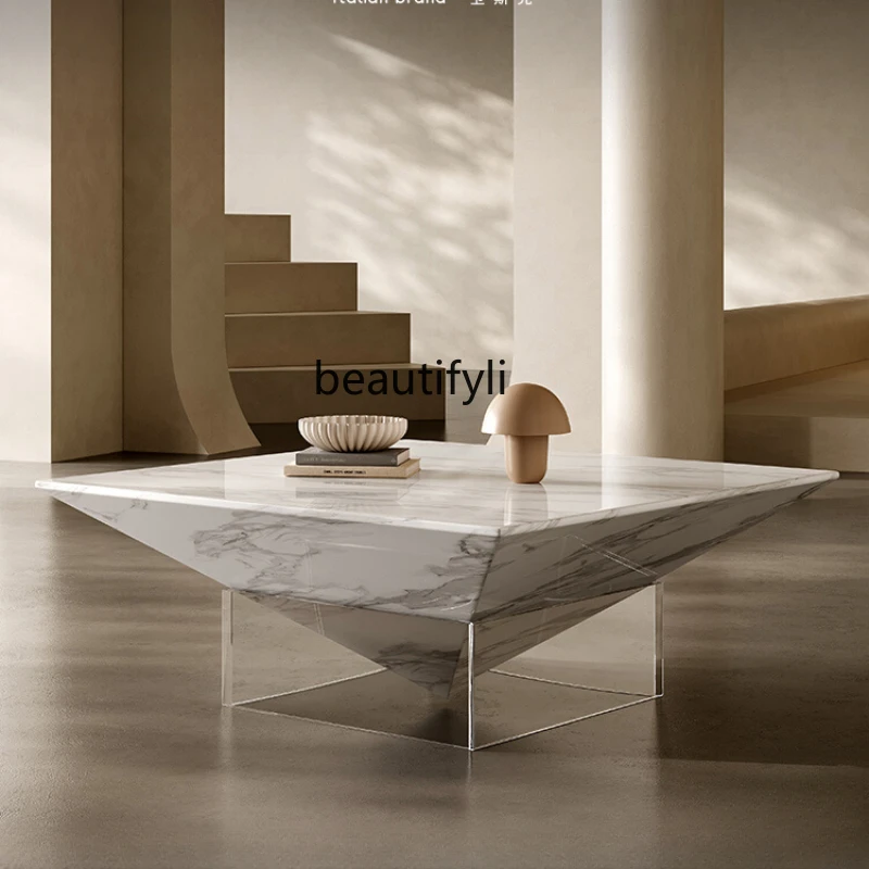 Italian Minimalist Marbling Coffee Table Special-Shaped Nordic Acrylic Art Creative Coffee Table
Italian Minimalist Marbling Coffee Table Special-Shaped Nordic Acrylic Art Creative Coffee Table