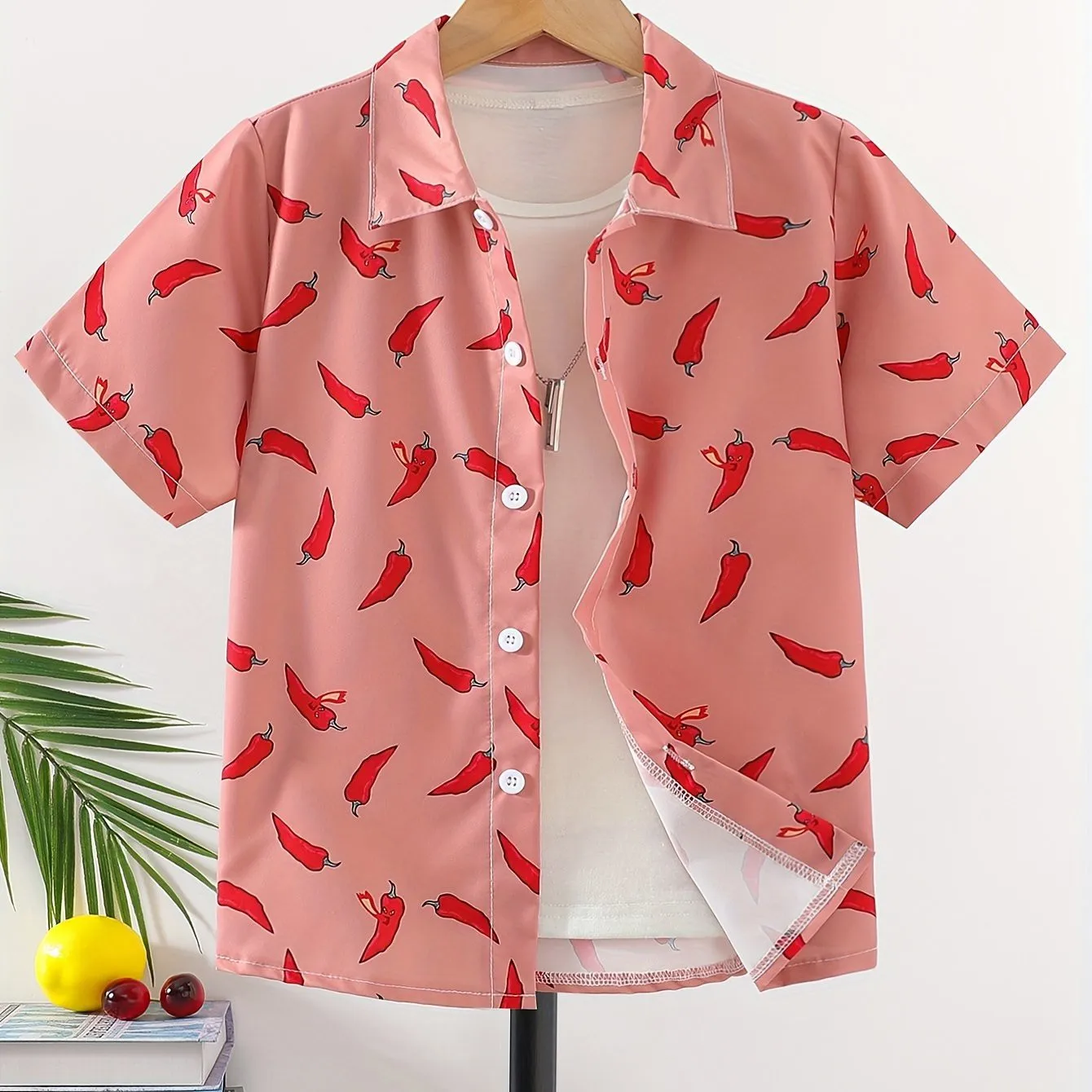 T-Shirts for Children Chili Full Print Boys Creative Top Shirts Casual Collar Shirts Tops Girl Clothes for Summer Outdoor Shirt
T-Shirts for Children Chili Full Print Boys Creative Top Shirts Casual Collar Shirts Tops Girl Clothes for Summer Outdoor Shirt