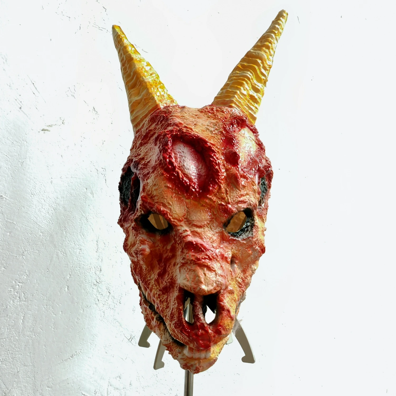 Реалистичная унисекс резиновая маска с черепом козла для взрослых, страшная искусственная голова животного, реквизит для Хэллоуина, украшения
Реалистичная унисекс резиновая маска с черепом козла для взрослых, страшная искусственная голова животного, реквизит для Хэллоуина, украшения