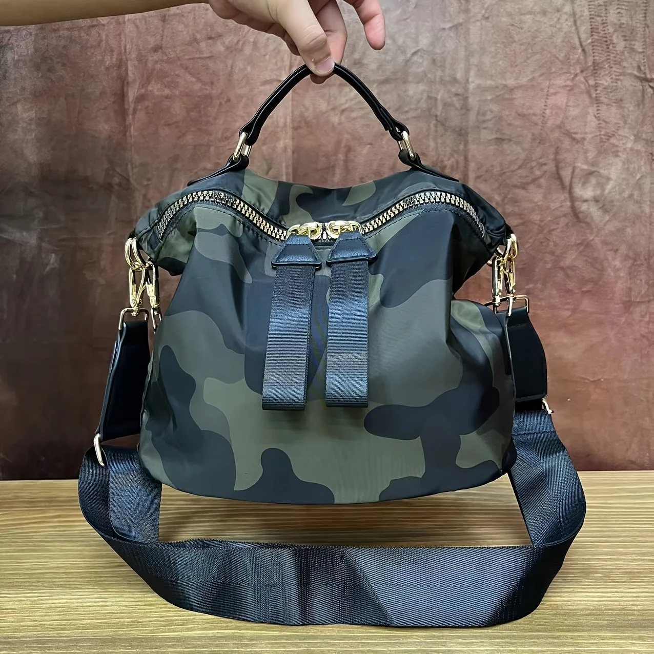 Lightweight Black Nylon Mesh Crossbody Bag for Women. Wide adjustable strap, zip closure. Chic & versatile. Shop now!
Lightweight Black Nylon Mesh Crossbody Bag for Women. Wide adjustable strap, zip closure. Chic & versatile. Shop now!