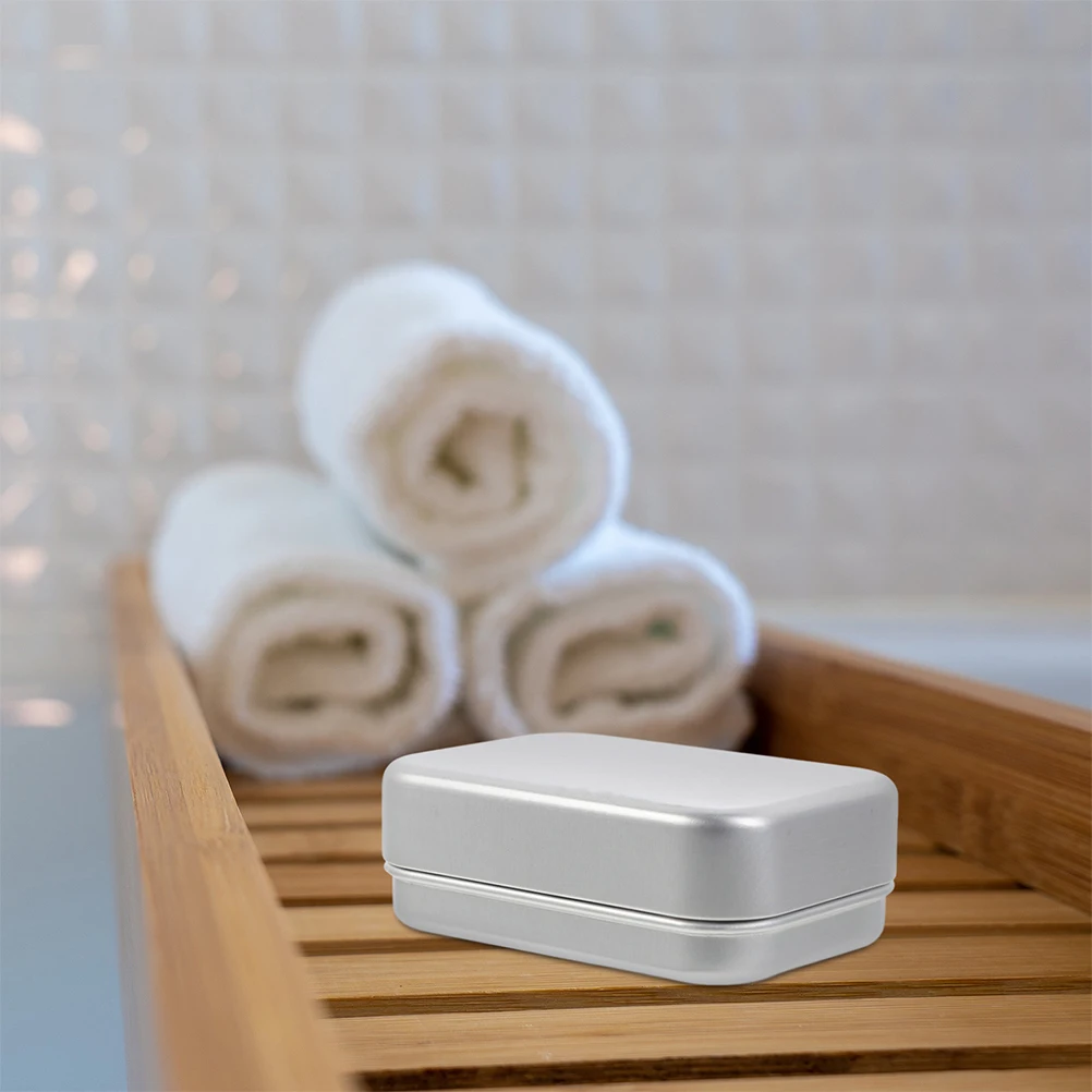 2 Pcs Drainage Metal Soap Dish Travel Aluminum Case Seal Container for Traveling
2 Pcs Drainage Metal Soap Dish Travel Aluminum Case Seal Container for Traveling