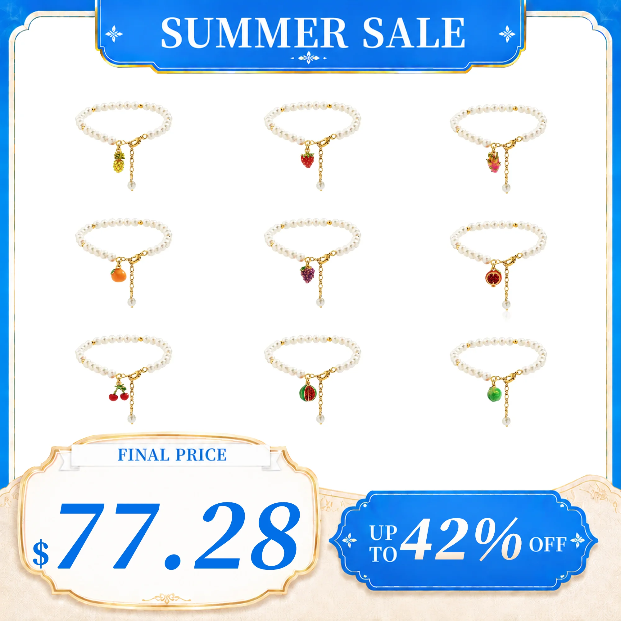Juicy Grape Pearl Bracelet With Fruit Enamel Pendant Elegant Natural Freshwater Pearl Bracelets Fine Jewelry Wedding Party
Juicy Grape Pearl Bracelet With Fruit Enamel Pendant Elegant Natural Freshwater Pearl Bracelets Fine Jewelry Wedding Party