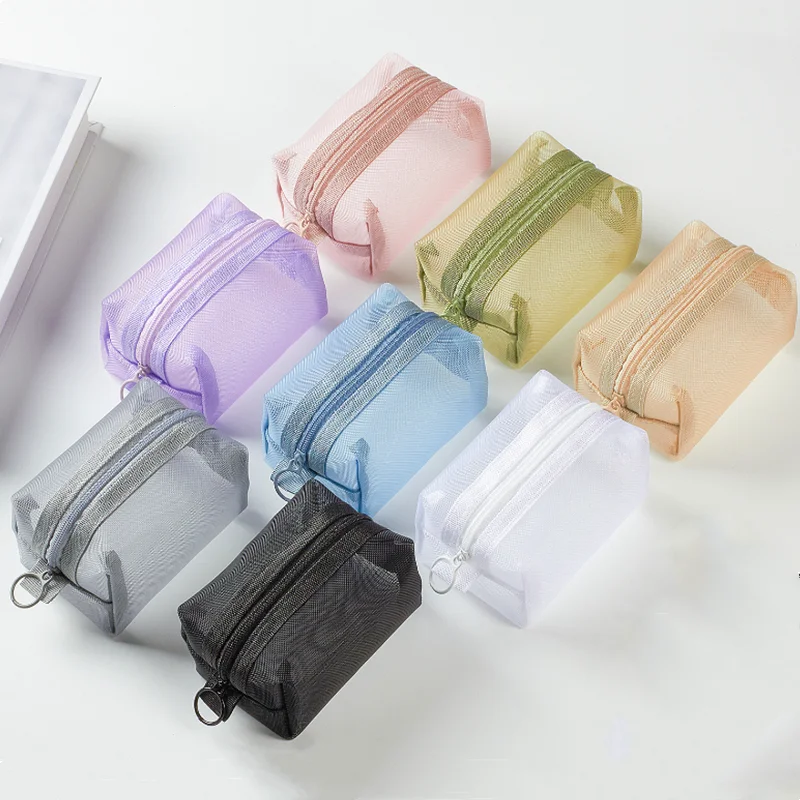 Fashion Cosmetic Bag Mesh Coin Purse Pouch Large Capacity Key Lipstick Earphone Organizer Card Bag Mini Zipper Coin Purse
Fashion Cosmetic Bag Mesh Coin Purse Pouch Large Capacity Key Lipstick Earphone Organizer Card Bag Mini Zipper Coin Purse