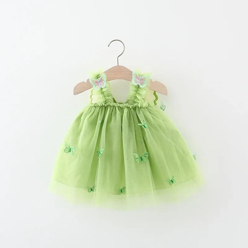 Summer Baby Girls' Princess Party Birthday Dress Sweet Children Clothing Butterfly Wings Fairy Strap Embroidered Mesh 0-3 Y Kid
Summer Baby Girls' Princess Party Birthday Dress Sweet Children Clothing Butterfly Wings Fairy Strap Embroidered Mesh 0-3 Y Kid