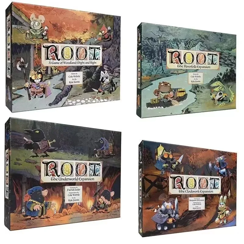 Настольная игра Leder Games - Root: A Game of Woodland Might & Right - Расширения: The Clockwork Expansion и The Underworld Expansion
Настольная игра Leder Games - Root: A Game of Woodland Might & Right - Расширения: The Clockwork Expansion и The Underworld Expansion