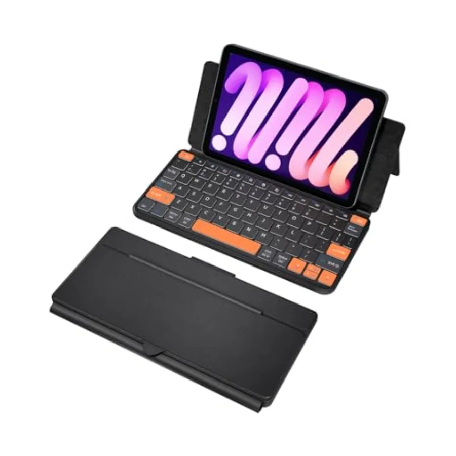 Universal Travel Keyboard Plus Dual Bluetooth Portable Keypad 7-Color Backlit Any-Angle Stand Wireless Tablet Keyboard for iPad
Universal Travel Keyboard Plus Dual Bluetooth Portable Keypad 7-Color Backlit Any-Angle Stand Wireless Tablet Keyboard for iPad