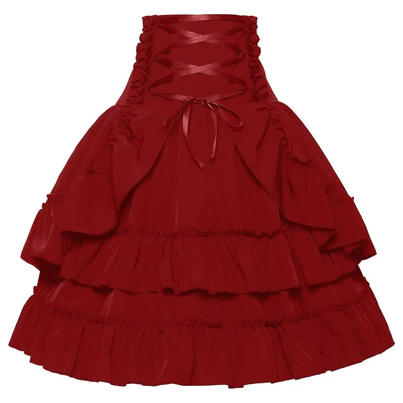 Victorian Era High Waist Double Layered Renaissance Women's Skirt Halloween Costume Retro Style Ladies' Fashionable Gown
Victorian Era High Waist Double Layered Renaissance Women's Skirt Halloween Costume Retro Style Ladies' Fashionable Gown