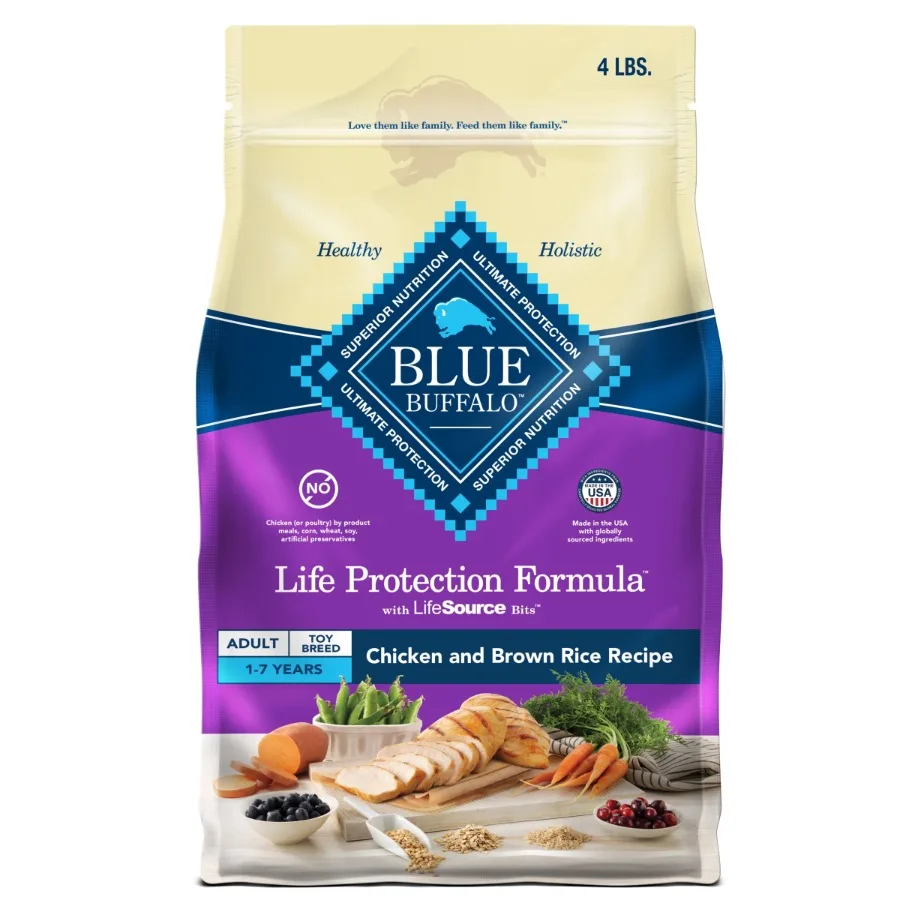 Life Protection Formula Toy Breed Dry Dog Food Chicken and Brown Rice 4 lbs.
Life Protection Formula Toy Breed Dry Dog Food Chicken and Brown Rice 4 lbs.