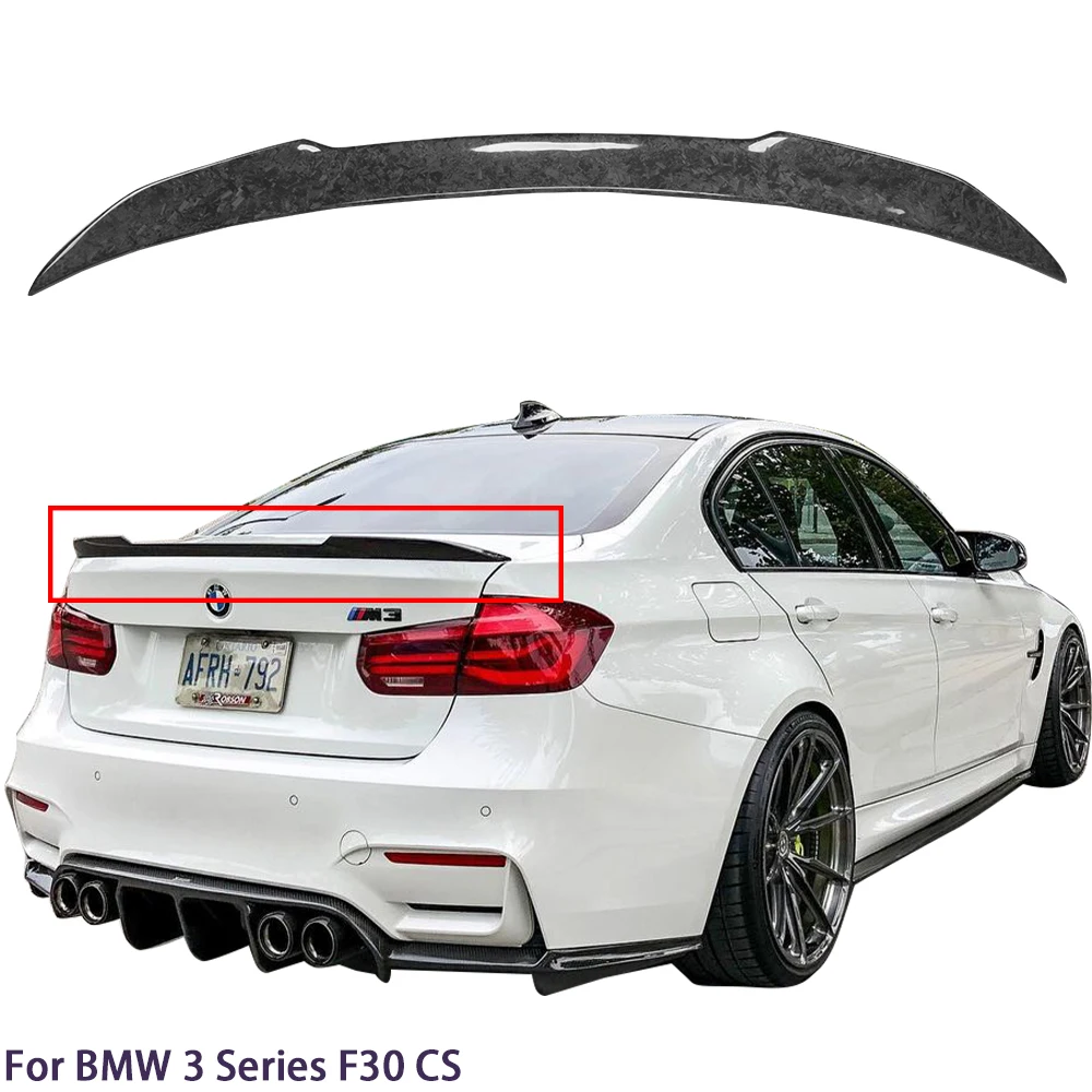 For BMW 3 Series F30/M3 F80 Sedan CS Style Forged Carbon Fiber Rear Spoiler Trunk Wing 2011-2019
For BMW 3 Series F30/M3 F80 Sedan CS Style Forged Carbon Fiber Rear Spoiler Trunk Wing 2011-2019