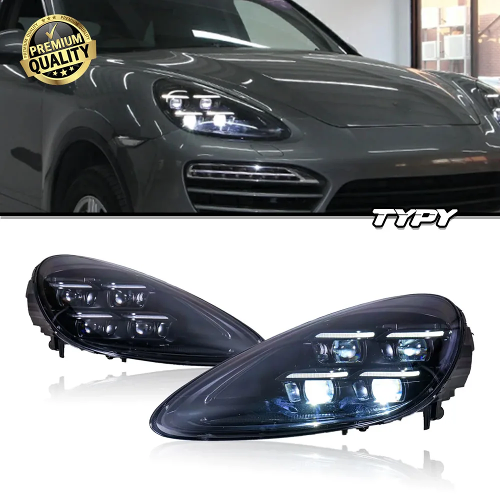 TYPY для Porsche Cayenne 958 2011-2018 958.1 958.2 Обновление 2024, светодиодные матричные фары в сборе, передние фары, автомобильная лампа
TYPY для Porsche Cayenne 958 2011-2018 958.1 958.2 Обновление 2024, светодиодные матричные фары в сборе, передние фары, автомобильная лампа