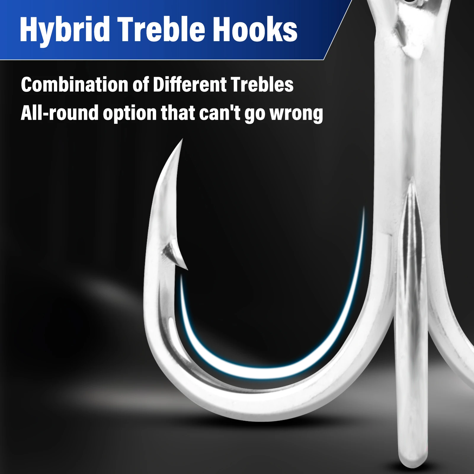 # 14- # 3/0 гибридный тройной крючок 2X прочный рыболовный крючок из высокоуглеродистой стали сменный крючок с полыми точками для спиннера Crankbait 10 шт.
# 14- # 3/0 гибридный тройной крючок 2X прочный рыболовный крючок из высокоуглеродистой стали сменный крючок с полыми точками для спиннера Crankbait 10 шт.