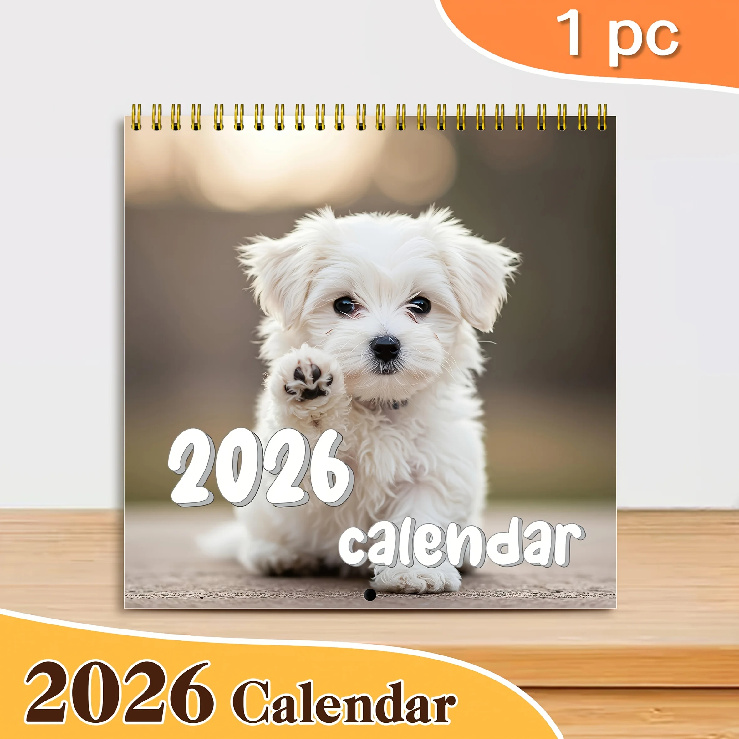 2026 Cute Dog Illustration Calendar - Monthly & Daily Planner with Adorable Puppy Design, Portable Time Organizer for Home & Off
2026 Cute Dog Illustration Calendar - Monthly & Daily Planner with Adorable Puppy Design, Portable Time Organizer for Home & Off
