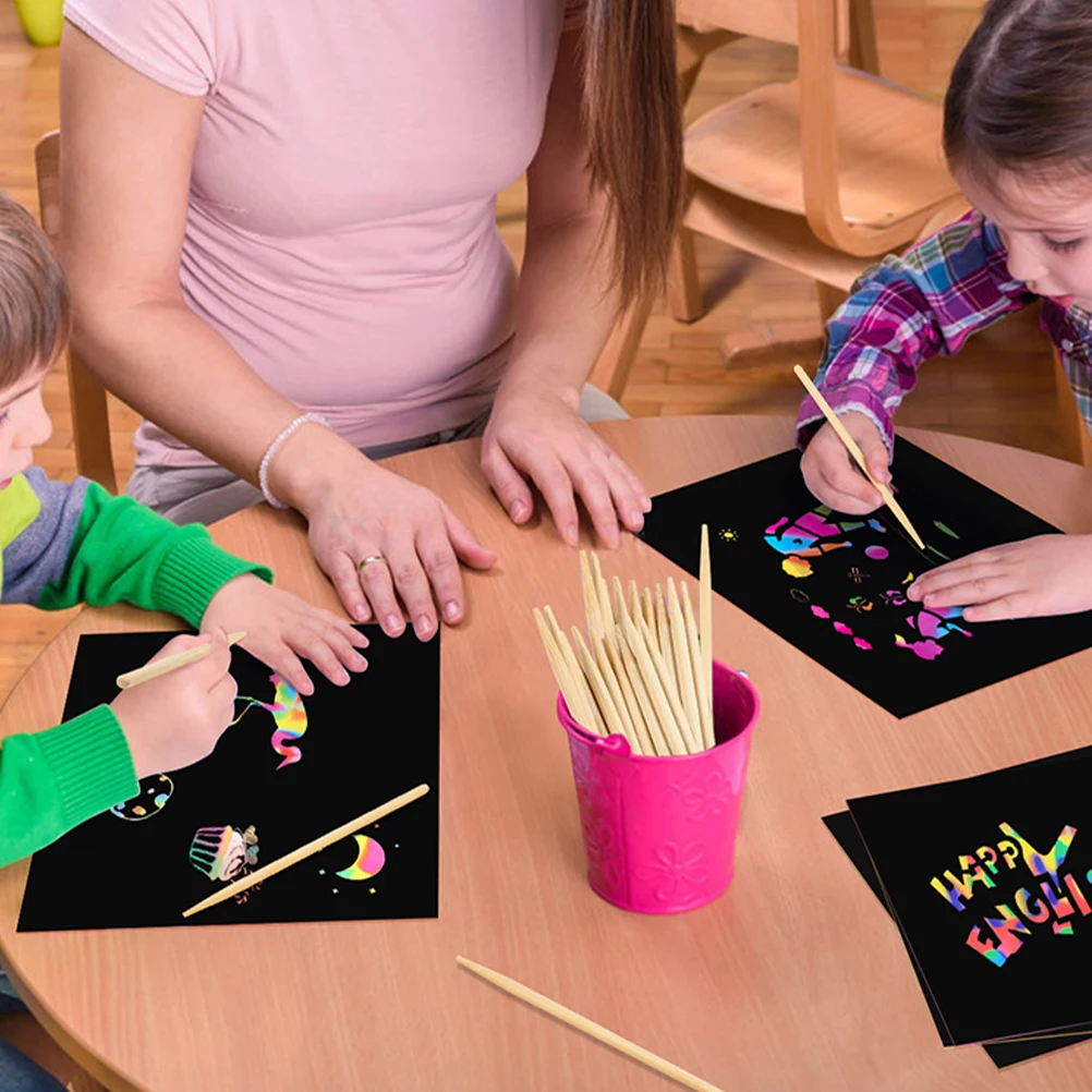 200pcs Wood Pen Sturdy Wooden Stylus for DIY Art Painting Kids Adults Wood Scratch Sticks Scratch Paper Tools DIY Accessories
200pcs Wood Pen Sturdy Wooden Stylus for DIY Art Painting Kids Adults Wood Scratch Sticks Scratch Paper Tools DIY Accessories