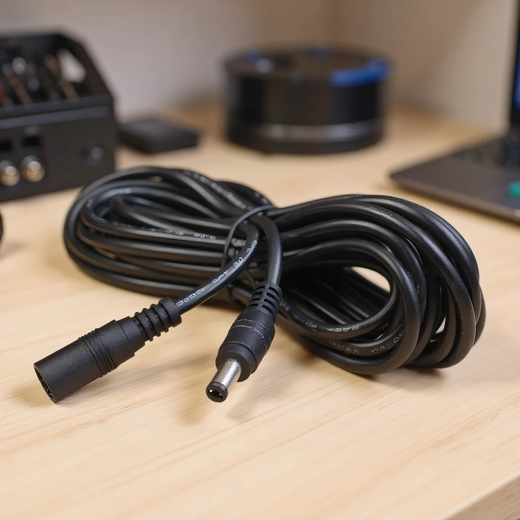 ESCAM CCTV Power Adapter Cable - 12V DC 5.5mmx2.1mm Female to Male for Camera Extension
ESCAM CCTV Power Adapter Cable - 12V DC 5.5mmx2.1mm Female to Male for Camera Extension