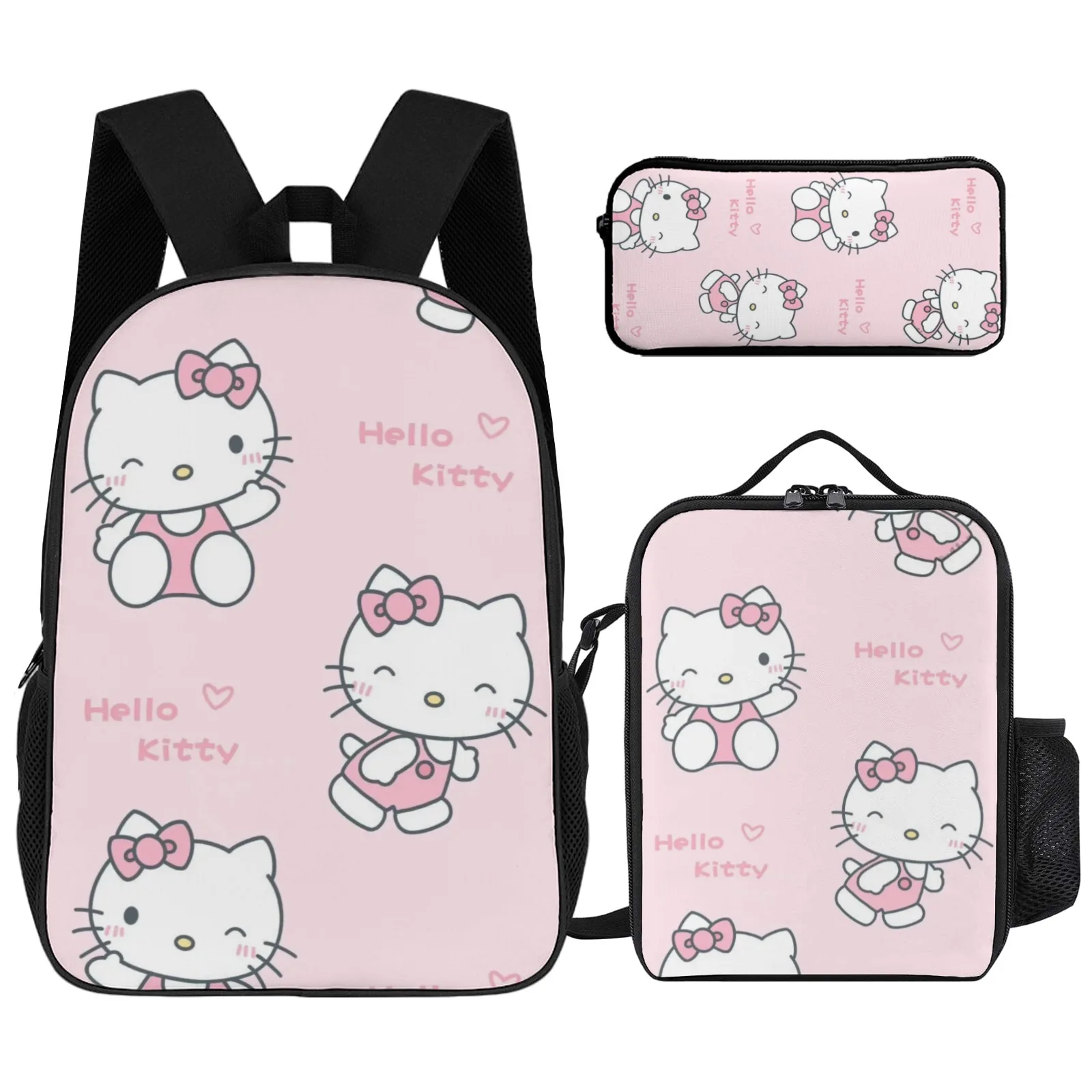 Hello Kitty Mochila Escolar Printed Book Bag School Bags Boys 17 Inch Pencil Case School Backpack Lunch Bag
Hello Kitty Mochila Escolar Printed Book Bag School Bags Boys 17 Inch Pencil Case School Backpack Lunch Bag