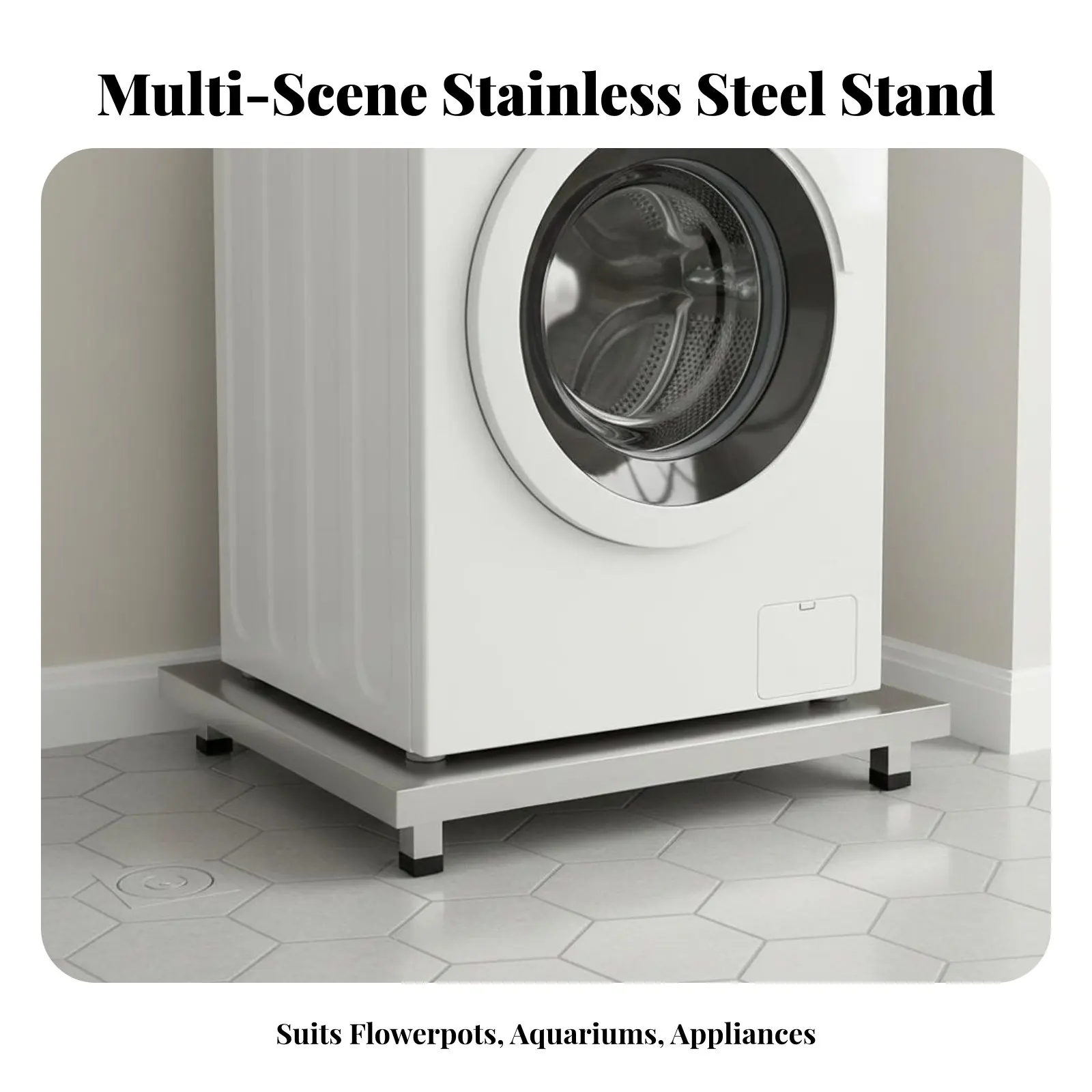 Adjustable Square stand Height-Increasing Appliance Base Multi-Purpose sturdyDuty for Plant lovers, Bathroom, Basement
Adjustable Square stand Height-Increasing Appliance Base Multi-Purpose sturdyDuty for Plant lovers, Bathroom, Basement