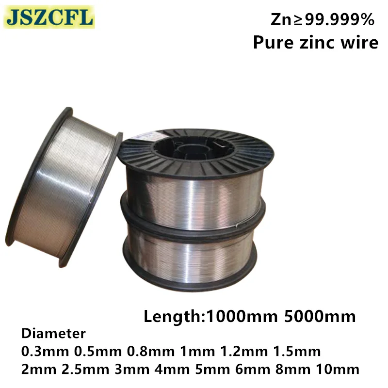 High purity Zn≥99.999% Zinc wire Diameter 0.3/0.5/1/1.5/2/3/4/5/8/10mm sprayed Zn Metal wire rod for research laboratories
High purity Zn≥99.999% Zinc wire Diameter 0.3/0.5/1/1.5/2/3/4/5/8/10mm sprayed Zn Metal wire rod for research laboratories