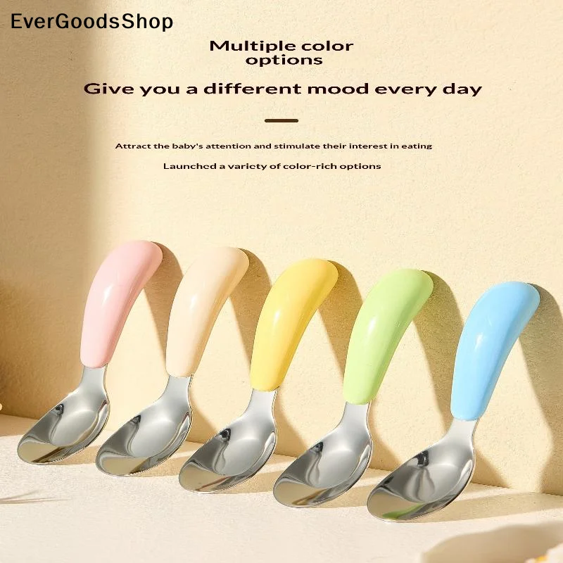 New 316 Stainless Steel Children's Spoon Creative Baby Feeding Spoon Household Flat Bottomed Scoop
New 316 Stainless Steel Children's Spoon Creative Baby Feeding Spoon Household Flat Bottomed Scoop