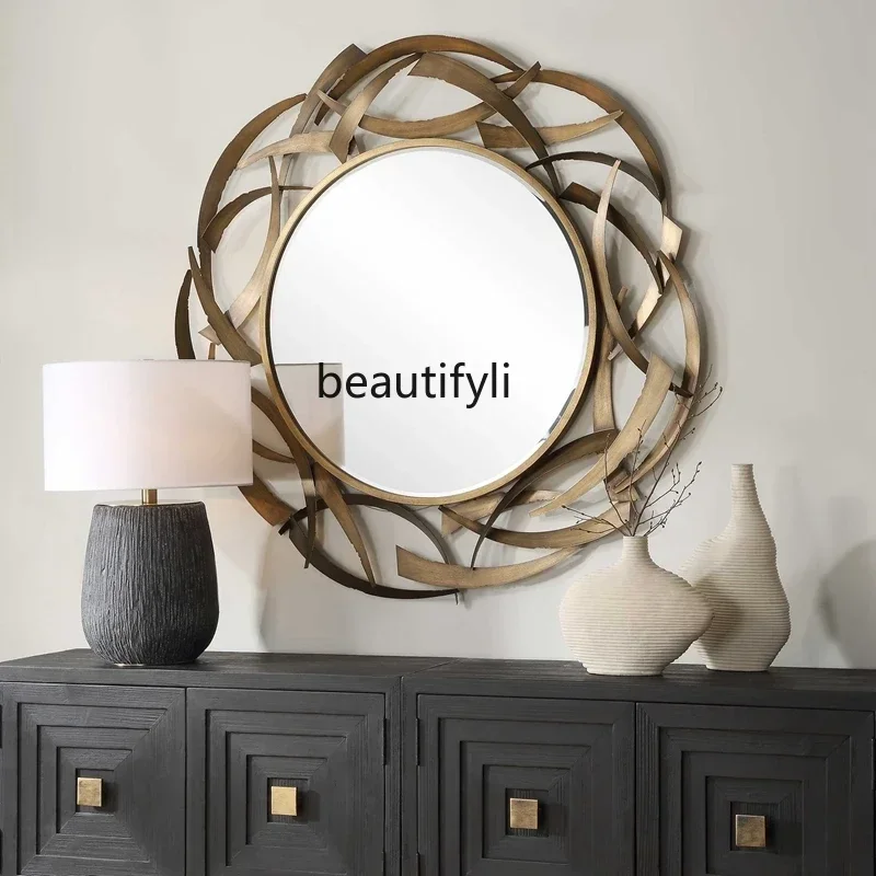 YA17 Allegory painting black bathroom mirror, beam hidden led with catering retro style
YA17 Allegory painting black bathroom mirror, beam hidden led with catering retro style