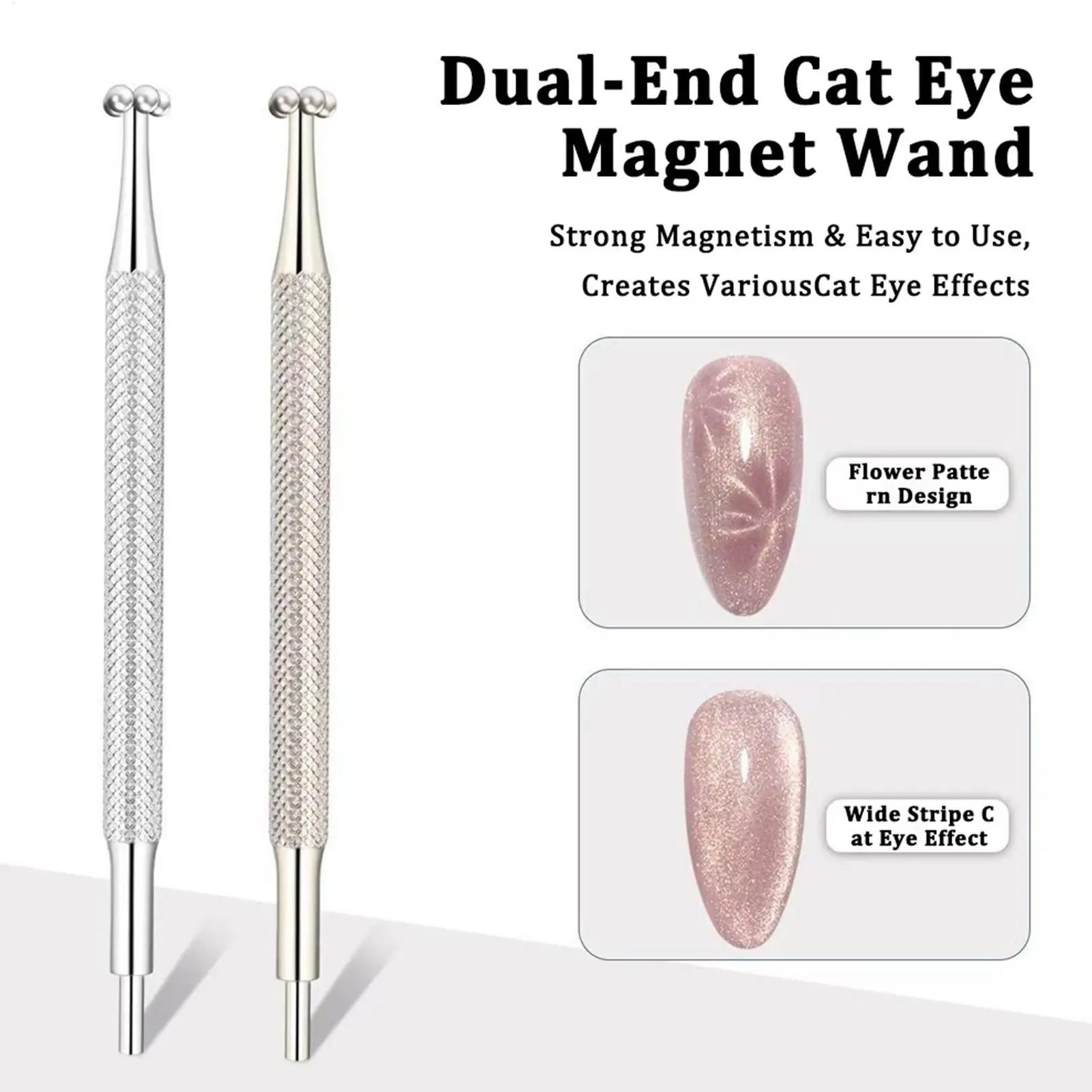 Nail Magnet Tool Double-head Fingernail Coating Wand Gel Magnet Tool for Women Lady Girlfriend Teen Mother Home Travel Salon Art
Nail Magnet Tool Double-head Fingernail Coating Wand Gel Magnet Tool for Women Lady Girlfriend Teen Mother Home Travel Salon Art