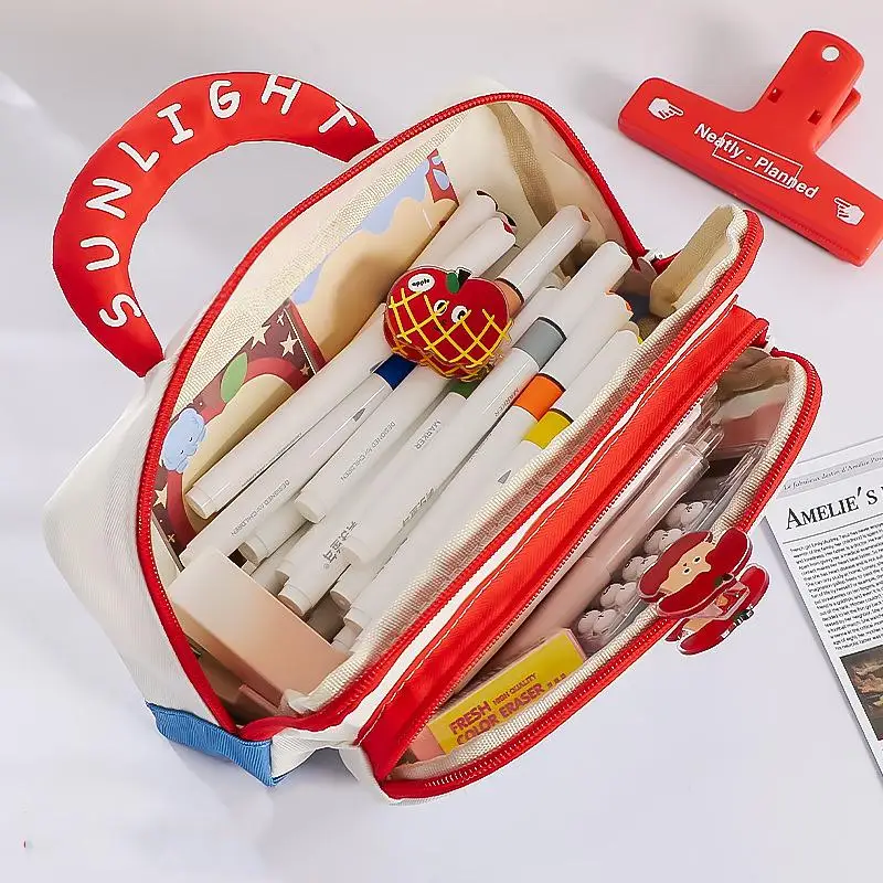 Large Capacity High Appearance House Design 3 Layers Portable Pencil Case Pen Bag Pencil Pouch School Supplies For Student Home
Large Capacity High Appearance House Design 3 Layers Portable Pencil Case Pen Bag Pencil Pouch School Supplies For Student Home