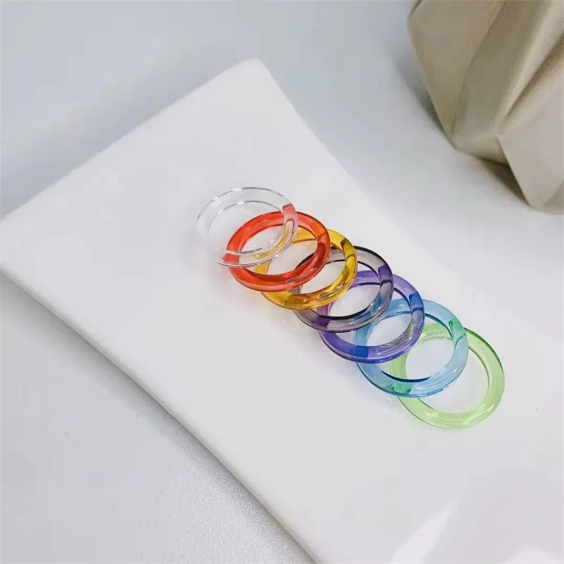 Resin Candy Ring New Fashion Personality Jewelry Finger Ring Index Finger Ring HyunA Style Geometric Pattern for Women
Resin Candy Ring New Fashion Personality Jewelry Finger Ring Index Finger Ring HyunA Style Geometric Pattern for Women