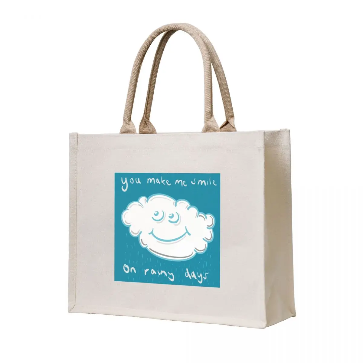You make me smile, on rainy days Tote Bag Shopping bags Shopper bag personalized tote bag Gift
You make me smile, on rainy days Tote Bag Shopping bags Shopper bag personalized tote bag Gift