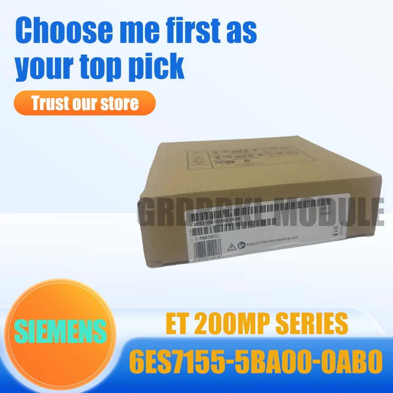 New Original SIEMENS 6ES7155-5BA00-0AB0 SIMATIC ET200MP IM 155-5 DP PLC Interface Module
New Original SIEMENS 6ES7155-5BA00-0AB0 SIMATIC ET200MP IM 155-5 DP PLC Interface Module