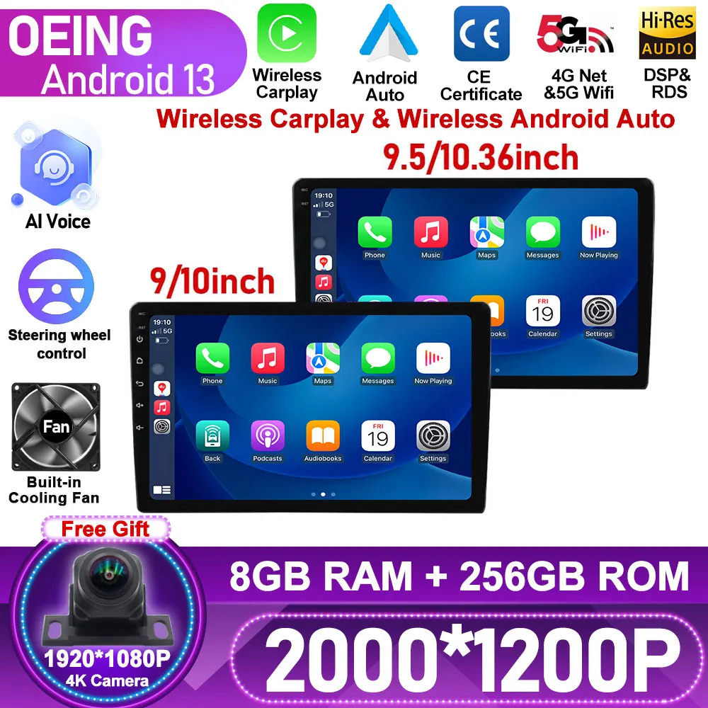 OEING Android 2Din Slim Universal Car Multimedia Player Autoradio Android Radio Carplay For Volkswagen Kia Hyundai Toyota Nissan
OEING Android 2Din Slim Universal Car Multimedia Player Autoradio Android Radio Carplay For Volkswagen Kia Hyundai Toyota Nissan