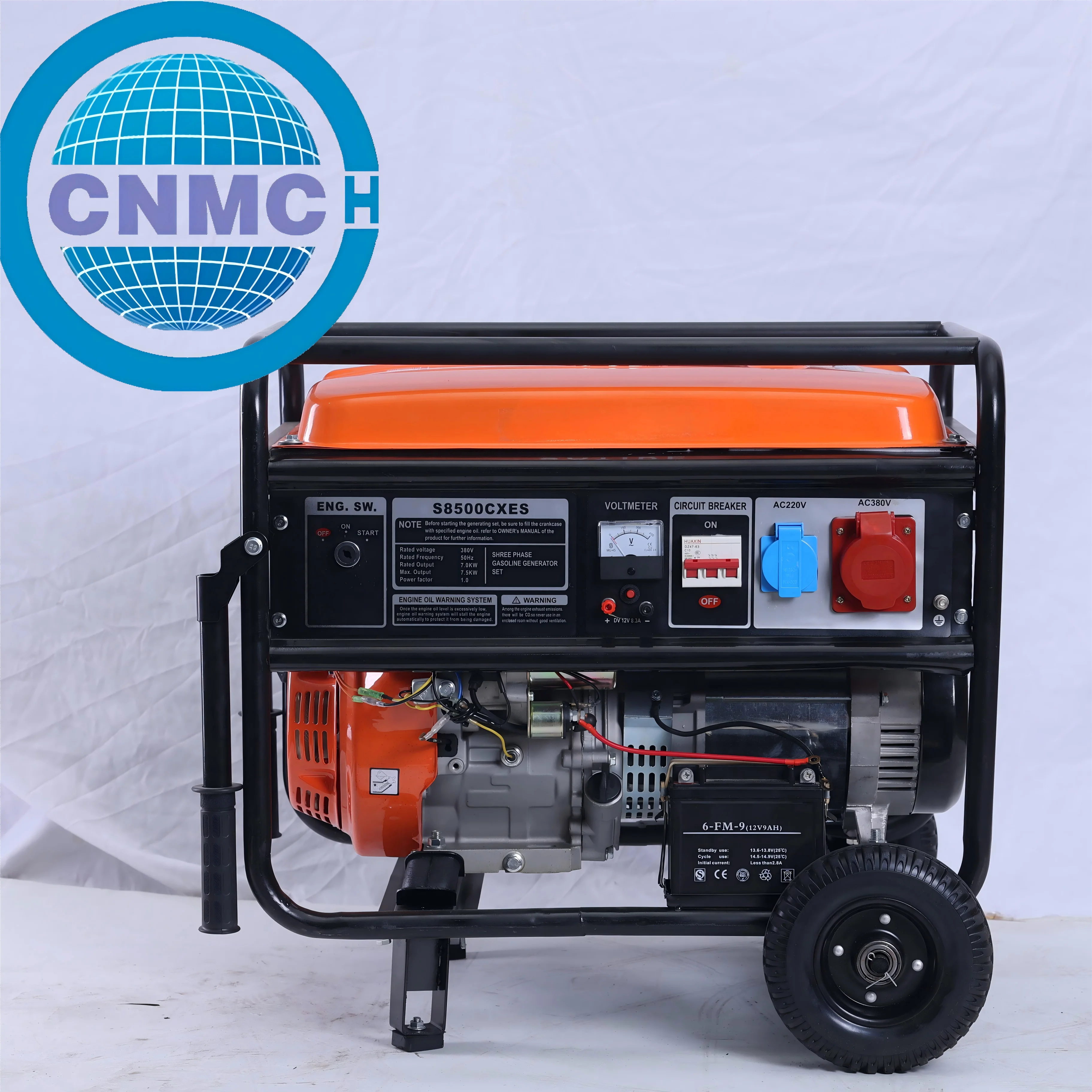 10500Watt Generator 220V 50HZ Generator Thickened Tire 4-Stroke All-metal materialElectricstartAir-Cooled for Household Use
10500Watt Generator 220V 50HZ Generator Thickened Tire 4-Stroke All-metal materialElectricstartAir-Cooled for Household Use
