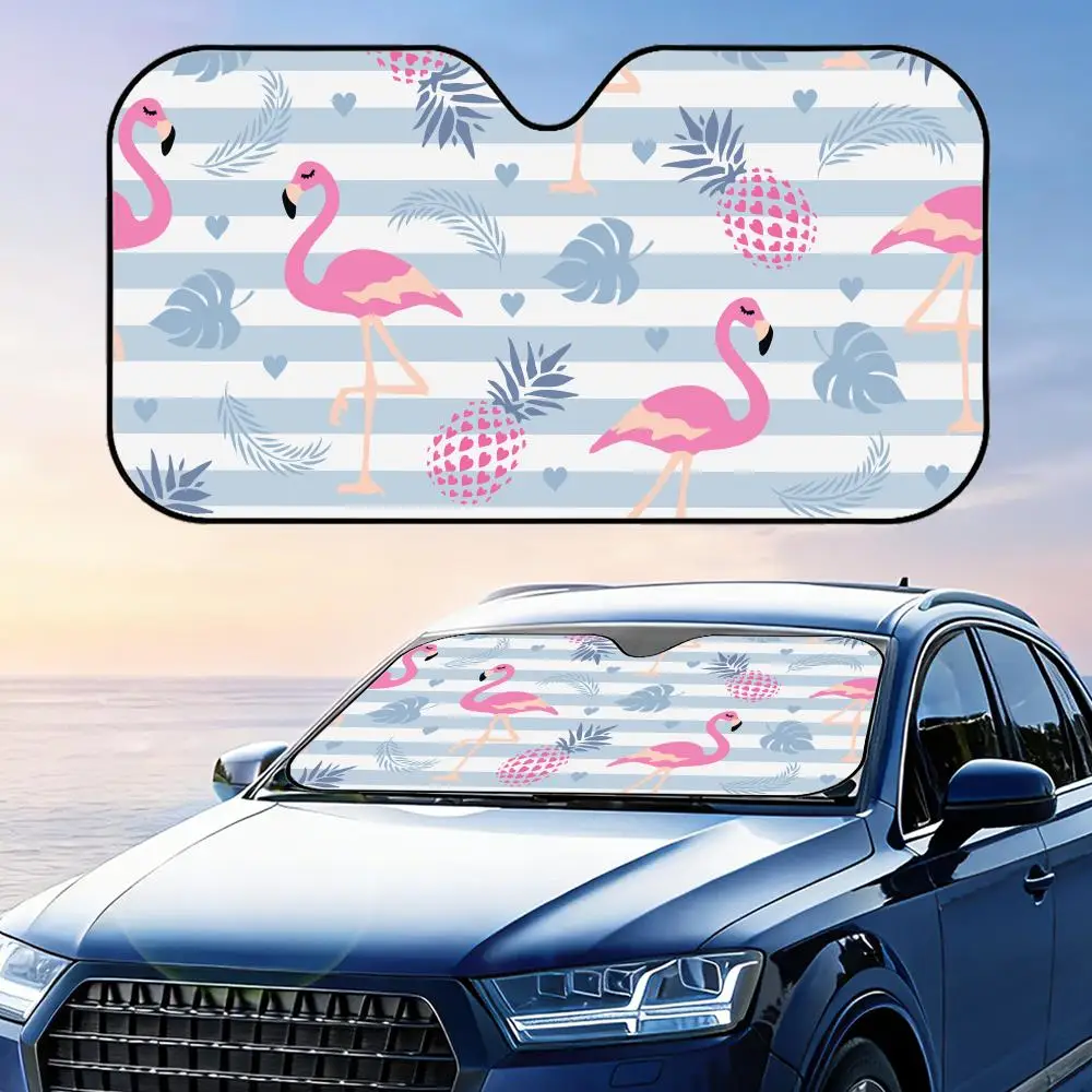 Солнцезащитный козырек Cabana Stripe Flamingo, складной, для лобового стекла автомобиля, защита от УФ-излучения, отражающий, теплоизоляционный, многоразовый чехол
Солнцезащитный козырек Cabana Stripe Flamingo, складной, для лобового стекла автомобиля, защита от УФ-излучения, отражающий, теплоизоляционный, многоразовый чехол
