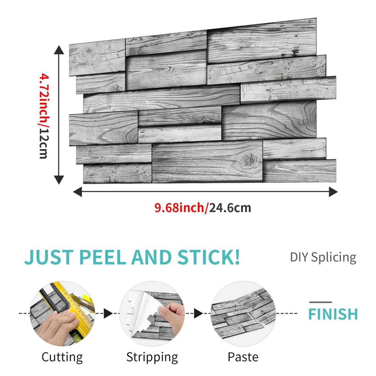 ABNJ 12Pcs Wall Sticker Self-Adhesive Faux Brick Wall Panel Peel and Stick Kitchen Tile Backsplash Bathroom Wall Tile Sticker
ABNJ 12Pcs Wall Sticker Self-Adhesive Faux Brick Wall Panel Peel and Stick Kitchen Tile Backsplash Bathroom Wall Tile Sticker