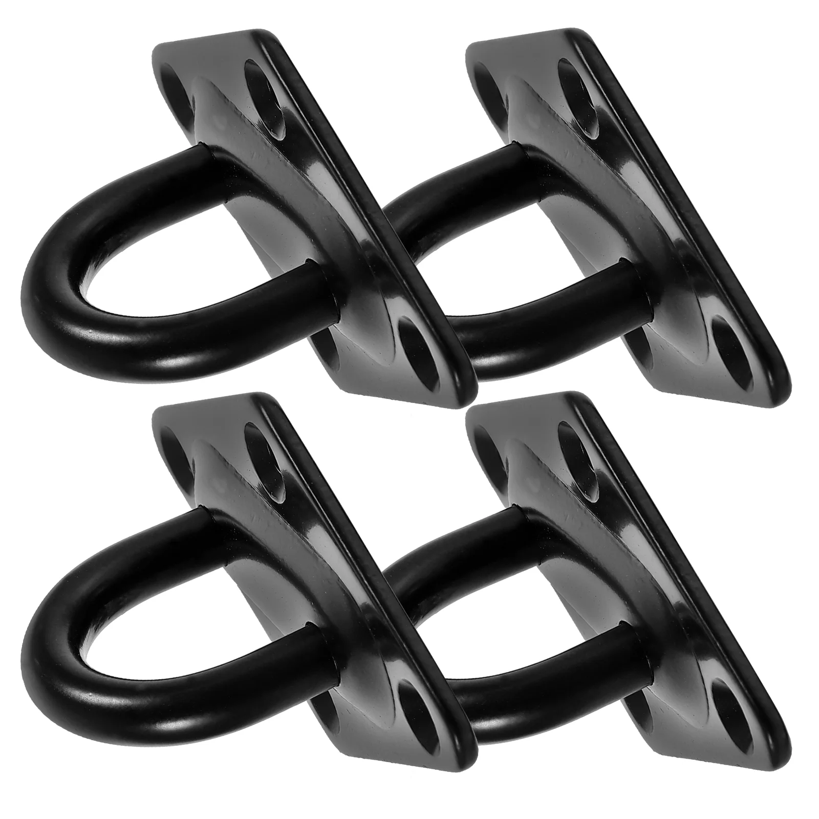 4 Pcs Stainless Steel Pad Eye Plate Hooks Heavy Duty U Shaped Wall Ceiling Mount Black Elliptical Multipurpose for Fan
4 Pcs Stainless Steel Pad Eye Plate Hooks Heavy Duty U Shaped Wall Ceiling Mount Black Elliptical Multipurpose for Fan