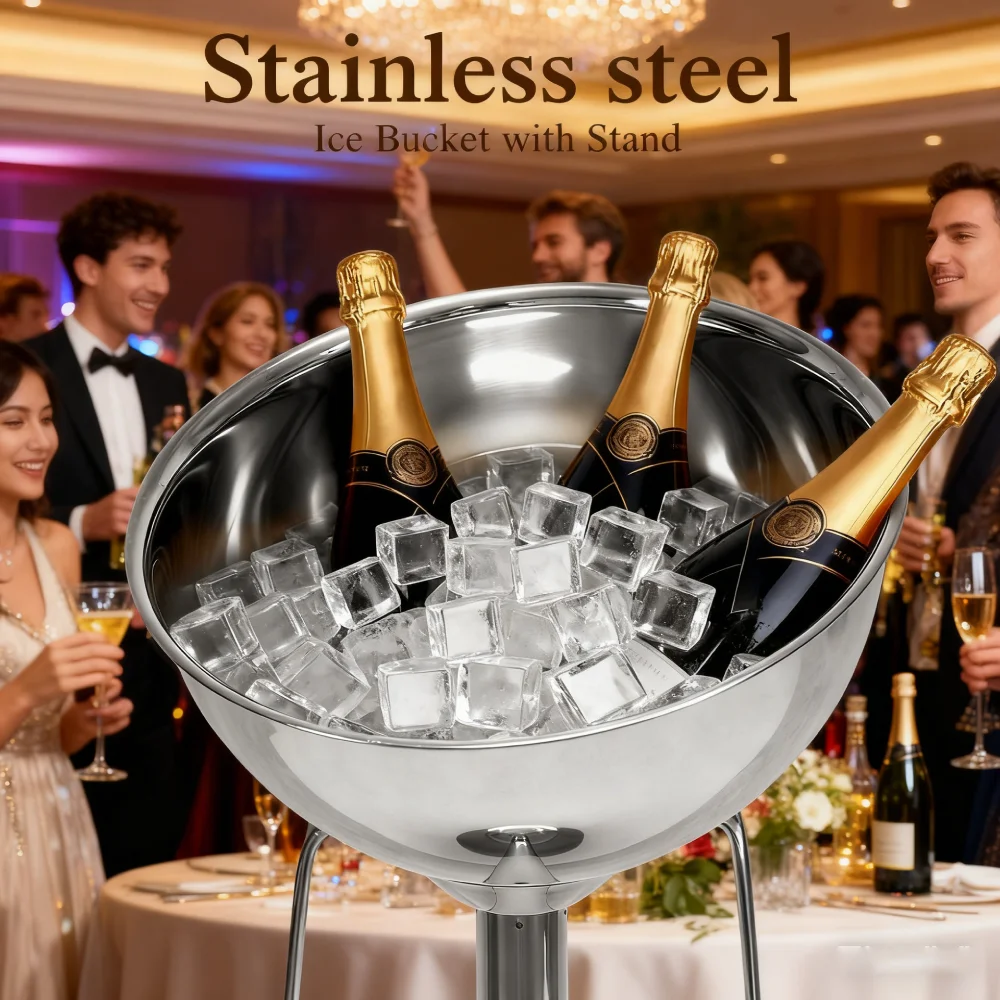 Охлаждающее ведро для шампанского, ведро для льда из нержавеющей стали, ведро для шампанского, вина, ведро для шампанского для ресторанов KTV
Охлаждающее ведро для шампанского, ведро для льда из нержавеющей стали, ведро для шампанского, вина, ведро для шампанского для ресторанов KTV