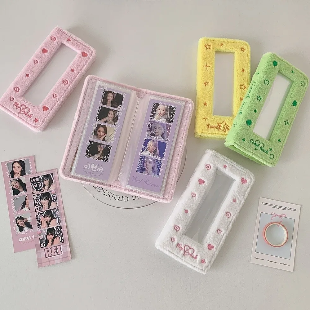 Four Grid Photo Korean Photocard Holder Embroidered Plush Idol Card Display Protector Picture ID Card Cover Card Protective Case
Four Grid Photo Korean Photocard Holder Embroidered Plush Idol Card Display Protector Picture ID Card Cover Card Protective Case
